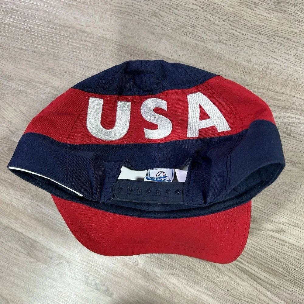 VTG 1998 USA‎ Soccer World Cup Snapback France Red White Blue Cap